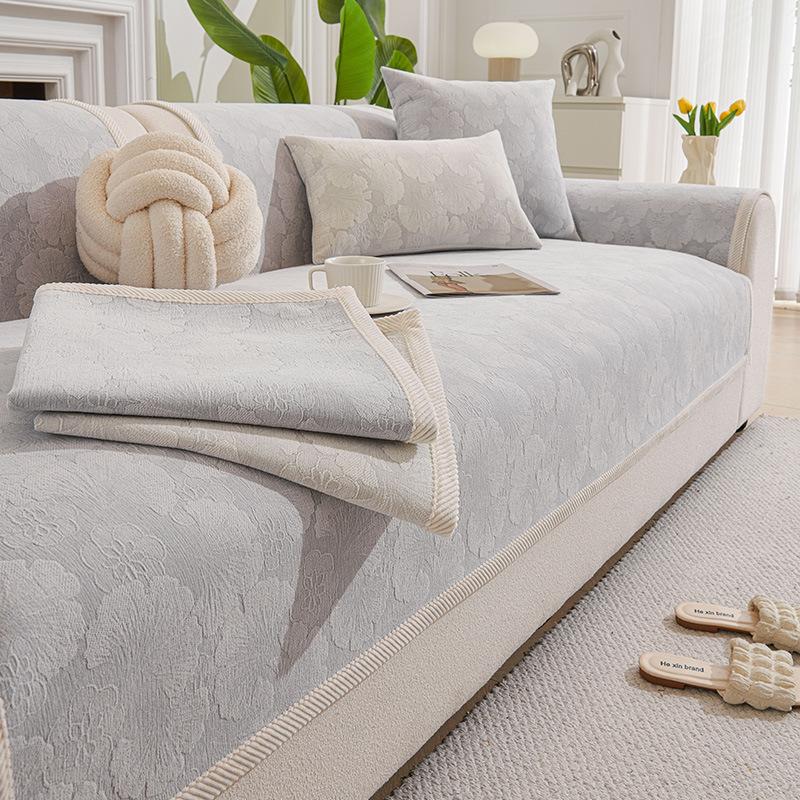 Chenier Sofa Cushion, Universal In All Seasons, Non-Slip And Dirt-Resistant Seat Cushion  New Anti-Cat Scratch All-Inclusive Sofa Cover Towel