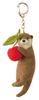 Hamanaka Felt Animal and Snack Mascots Made with Felted Wool Otter and H Kit - Cherry, 441-606
