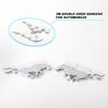 2PCS 3D Metal y8 Car Styling Body Trunk Mustang Badge Sticker Auto Accessories For Ford Focus Fiesta Kuga Mondeo SMax Edge Ranger