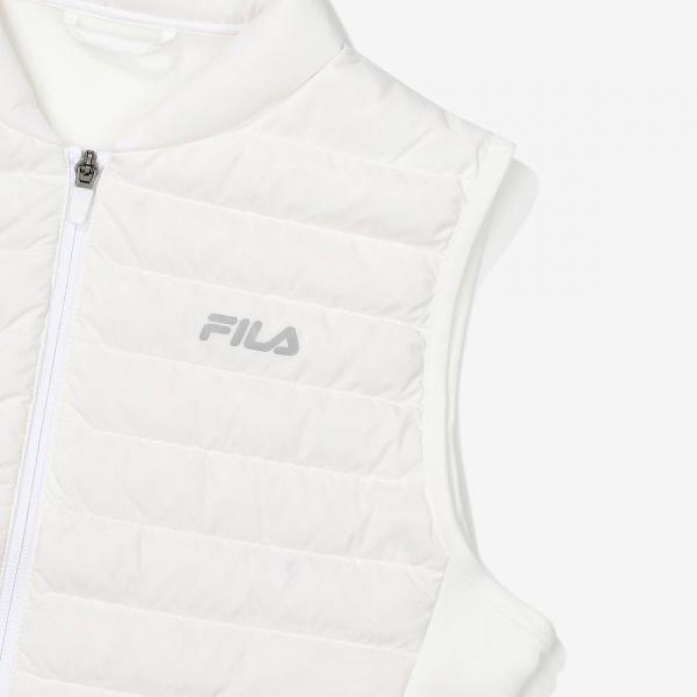 Fila Colete Leve Híbrido Acolchoado com Penugem Tecido