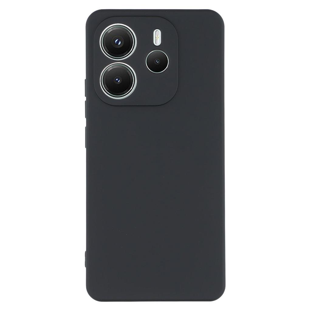For Xiaomi Redmi Note 14 4G (163.25mm) Case TPU Back Soft Anti-Scratch Fiber Lining Phone Cover