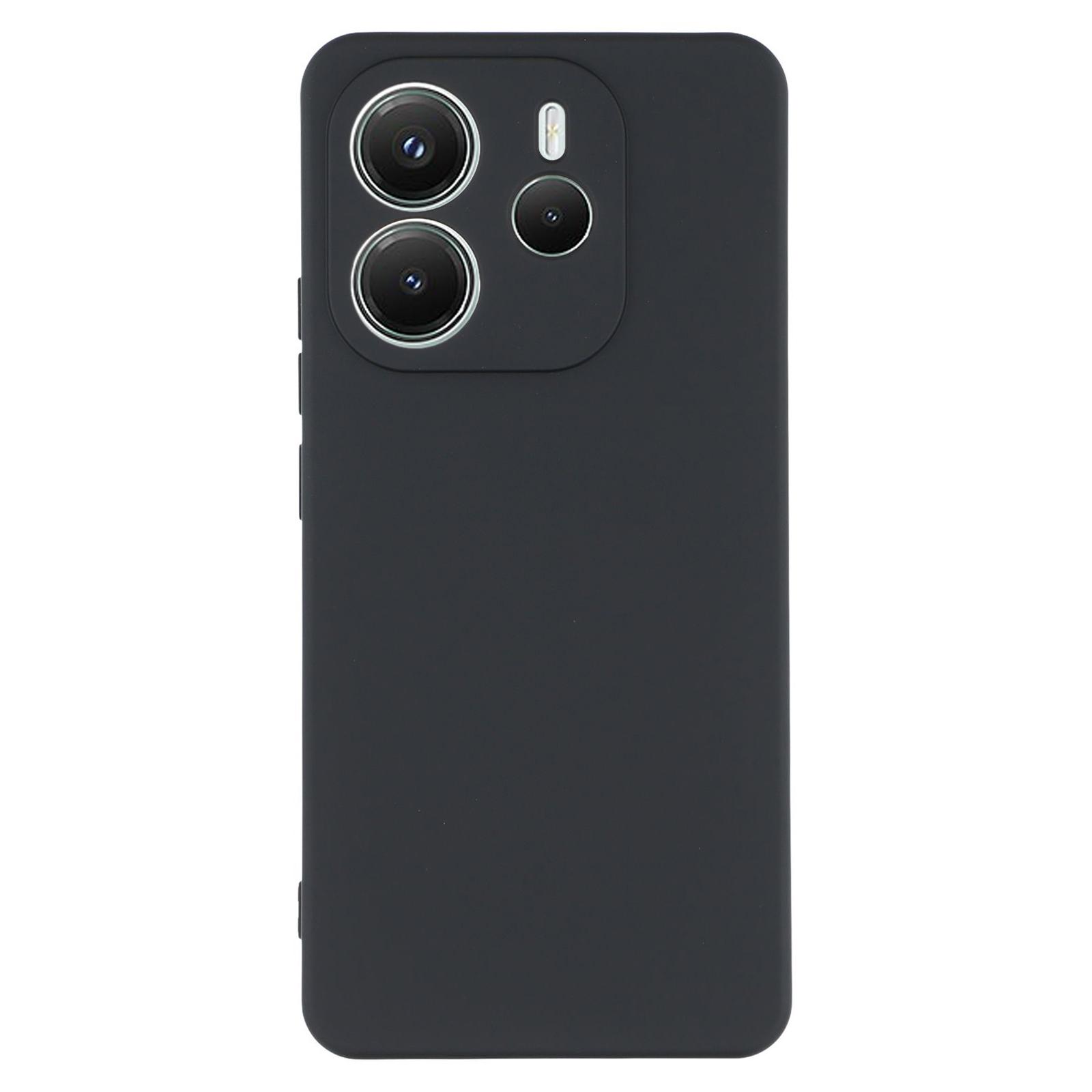 

Для Xiaomi Redmi Note 14 4G (163,25 мм) Чохол TPU Задня М яка Захист від Подряпин Підкладка з Мікрофібри Чохол для Телефону Black