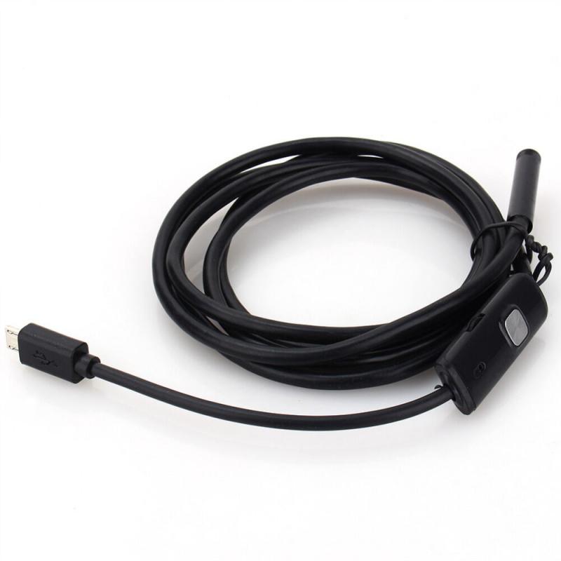 Otg 7Mm Usb Endoscope Inspection Camera Borescope Waterproof 6 Led For Android