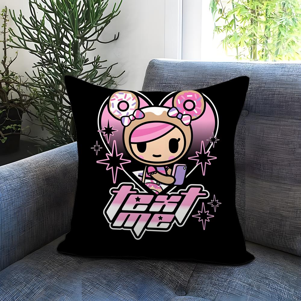 POPULAR T-TTokidokiSS Cushion Cover Comfortable Reversible Pillow Cover Ideal for Car Sofa Bedroom & Beyond