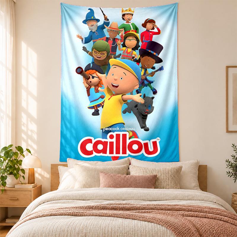 Caillou Tapestry highquality for decorating living room bedroom dorm walls ideal as bedroom wallart orholiday gift