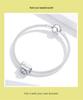 Avle S925 Sterling Silver Shiny Camera Beads DIY Bracelet Jewelry Accessories