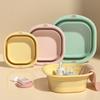 Foldable Plastic Wash Basin Dormitory Travel Camping Compact Collapsible Sink Small Medium Large Size