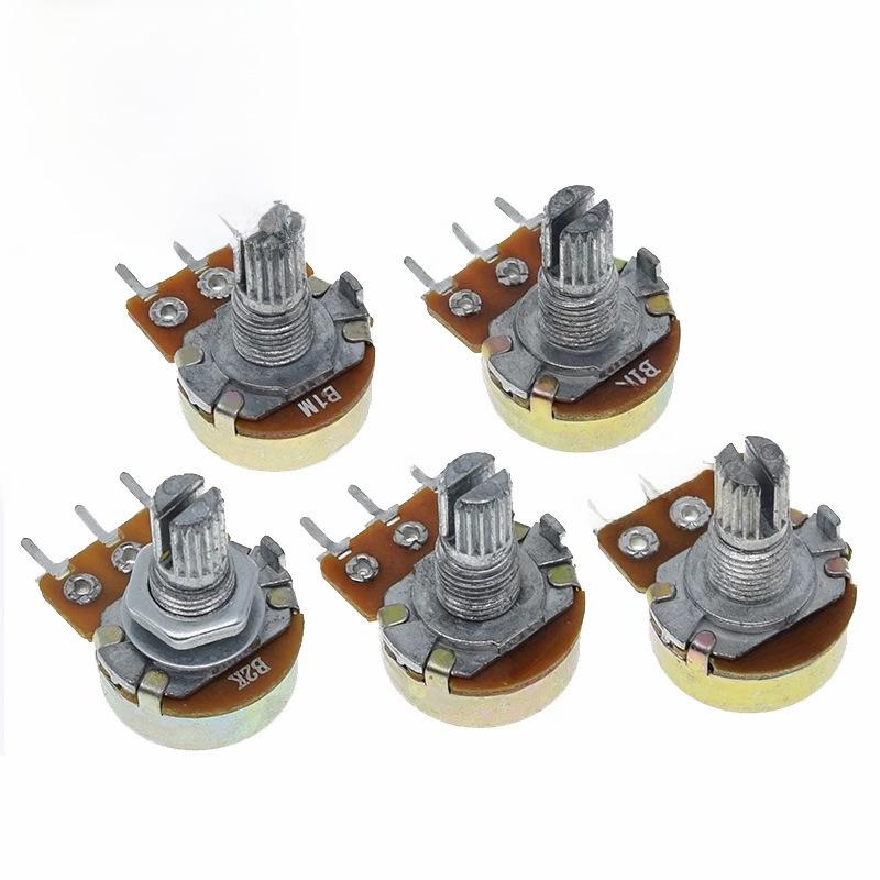 WH148 Potentiometer: 1K, 2K, 5K, 10K, 20K, 50K, 100K, 250K, 500K, 1M - 15MM