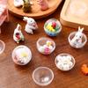 100/50pcs Christmas Transparent Children Stroage Balls Clear Plastic Containers Crafts Packaging For Wedding Party Gift Boxes