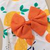 Spring Summer Pet Flower Print Skirt with Bowknot Decors Outdoor Walking Dogs Rabbit Universal Dress Lightweight
