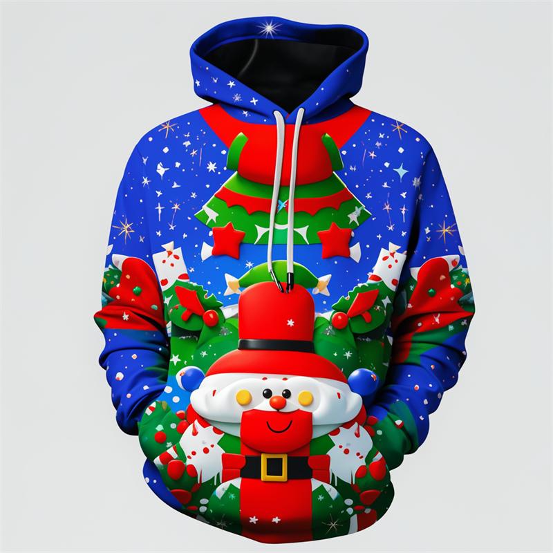 Printing Unisex Pullover Street Punk Style Leisure Hooded Men Women New Year Christmas Pretty Gifts new in hoodies & sweatshirts