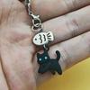 Cellphone Lanyard Black Cat Pendant Bag Decorative Mobile Phone Chain Y2K Phone Charms  Schoolbag