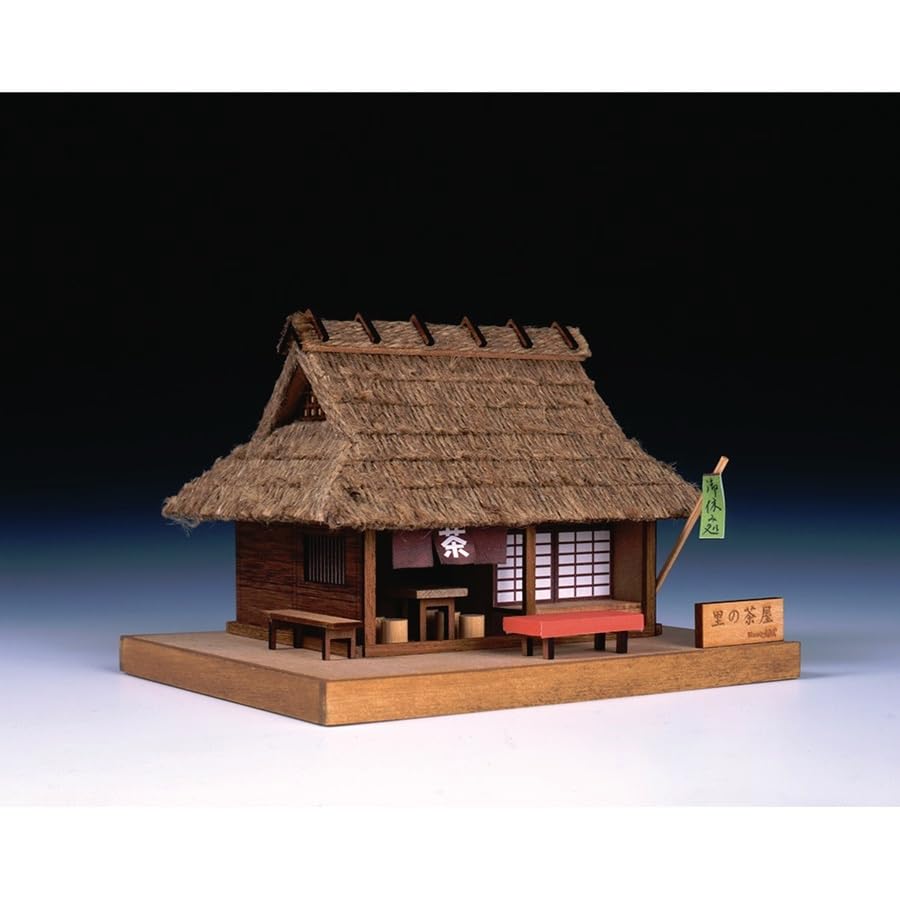 Woody Joe Mini Architecture No. 3 Village Teahouse Wooden Model Assembly Kit (Building)