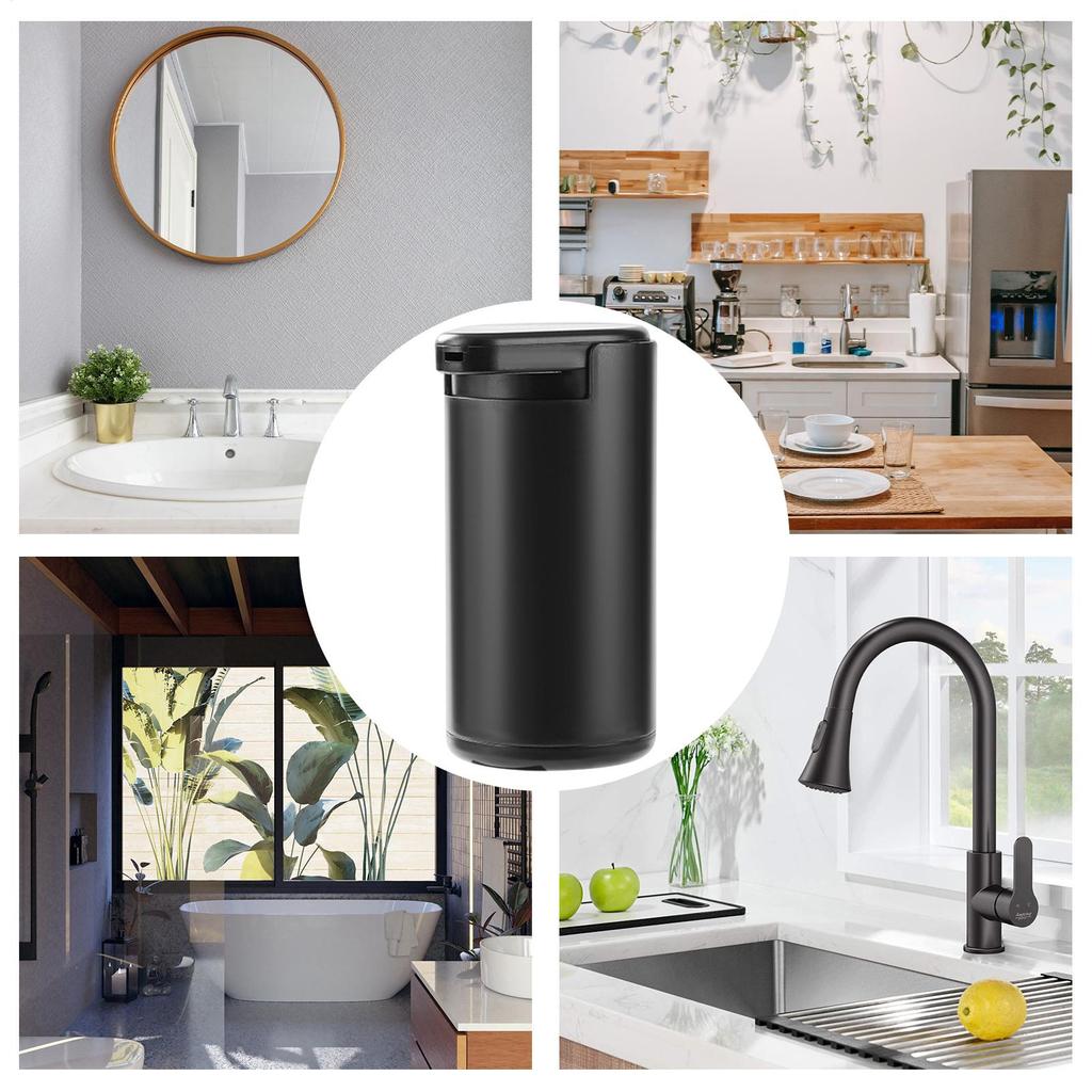 Liquid Soap Dispenser Press Refillable Liquid Pump Bottle Modern Soap Dispenser For Home Counter Kitchen Sink Vanity Restaurant