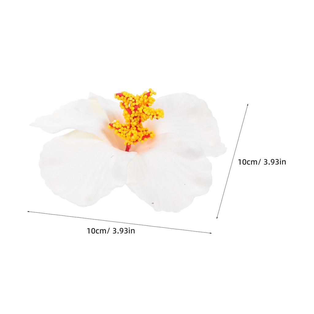 12pcs Tropical Faux Flowers For Hawaiian Party Decorations Diy Artificial Summer Flower Arrangements Beach Wedding Birthday