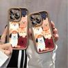 Niedliche Cartoon-Welpen mit Hunde-Aufdruck, modische Hülle, flexible weiche Silikon-TPU-Schale, vollständige Rückseite für iPhone Samsung