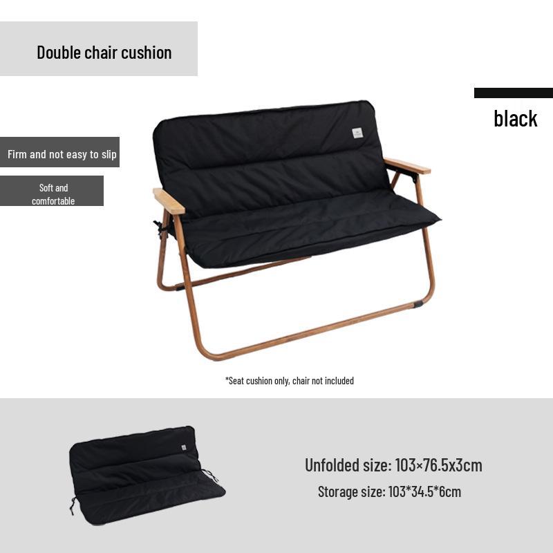 

Mountain Camping Double Chair Cushion with Soft Cotton Filling