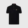 Exquisite Embroidery, Simple and Fashionable. Spring and Summer Short Sleeved Men's Polo Shirt, Solid Color, Casual and Versatile