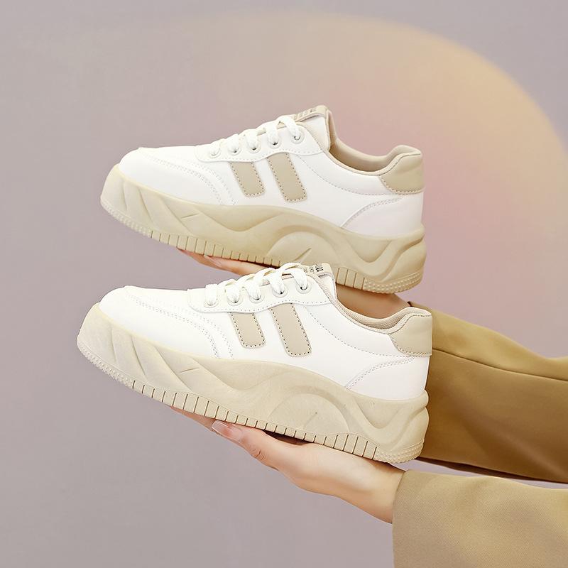 Board Shoes Women's New Spring and Autumn Thick Sole Original Niche Casual Versatile Sports