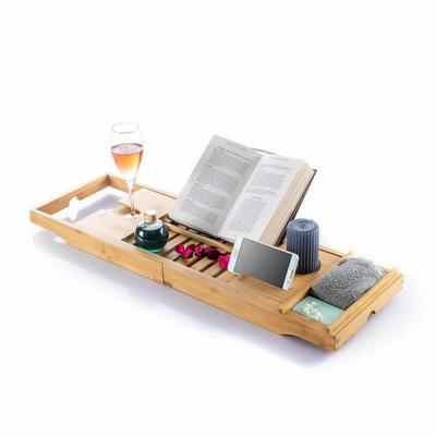 Rozkładana półka wannowa z bambusa Trayth InnovaGoods