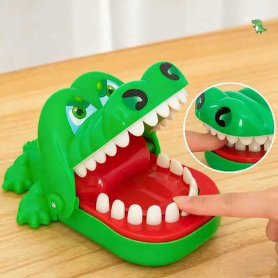 Krokodilzähne Spielzeug Kinder Krokodil beißt Finger Reaktionstraining Neuheit Kinder Glücksspiel Trick Dekompressionsspielzeug