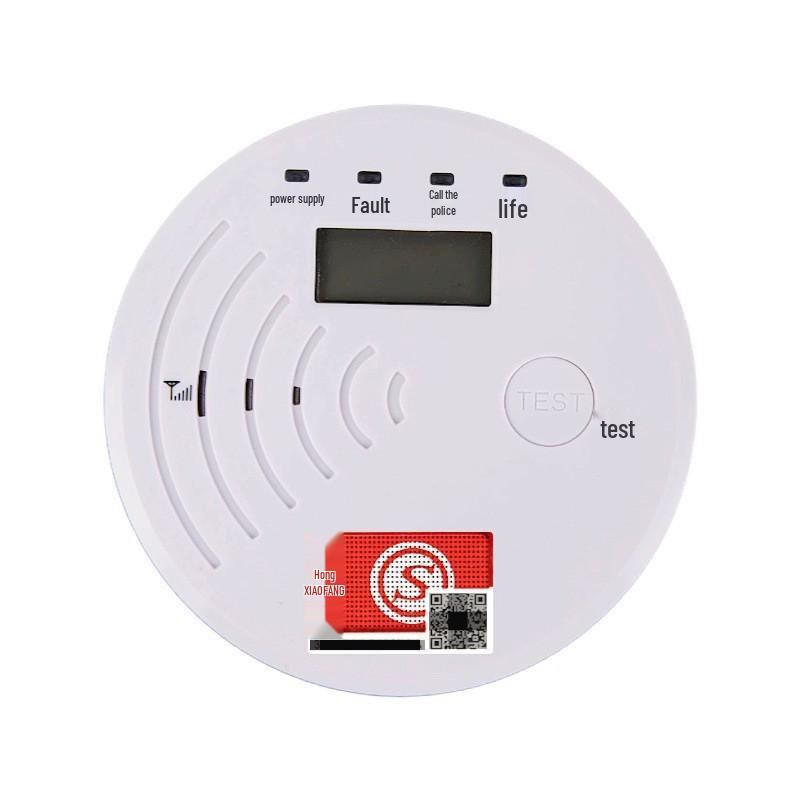 Battery-Powered Carbon Monoxide Detector for Home Use with Sound and Light Alarm