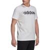 adidas Laisvalaikio sportinis logotipas vienspalvis apvalios apykaklės marškinėliai vyriški viršutiniai drabužiai balti HG3629