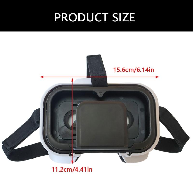 Portable Lightweight Virtual Reality Box Magnifier with Adjustable Lens Enhances Viewing Perfect for Travel and Home Use