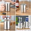 Abay 304 Stainless Steel Double-Layer Mug Set