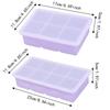 6/8 Grids Large  Ice Cube Tray Silicone Square Ice Mold Food Grade Ice Cube Maker  Kitchen Gadgets