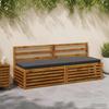 1 piece Bench Cushion VUGHT 100percent  Polyester Anthracite