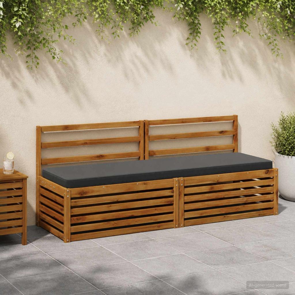 1 piece Bench Cushion VUGHT 100percent  Polyester Anthracite