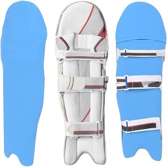 KNK Cricket Batting Pad Cover – Universal Fit for Youth & Adult | Colored Leg Guard Cover | Reusable, Dustproof & All Brand (Sky Blue)