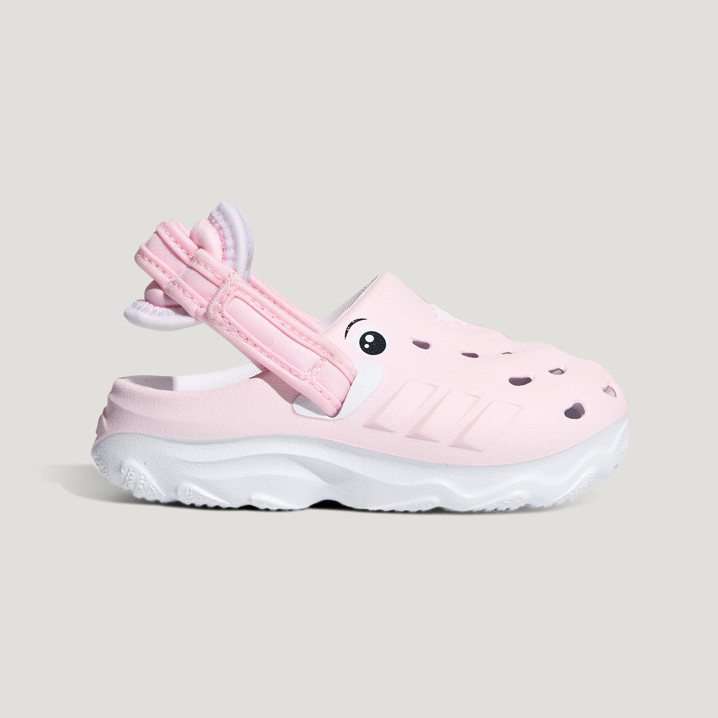 Adidas MAXXCLOG Low top Toddler Shoes Pink White Infant And Toddler 25.5