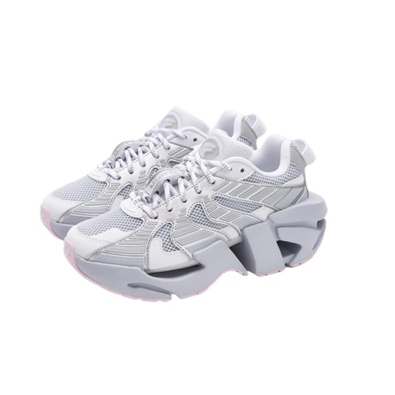 Fila Space Fashion Comfortable Durable Low-Top Dad Shoes Unisex Sneaker Gray F12W523109FMS