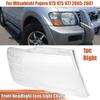 1PCS Head Light Lamps Shell Lampshade Lampshade Headlight Cover Lens Glass For Mitsubishi Pajero V73 V75 V77 2003-2007