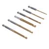 Zestaw 6 szt. Wiertło kręte 3mm 4mm 5mm 6mm 6.5mm 8mm Powlekane Ti HSS Wiertło kręte z zębami