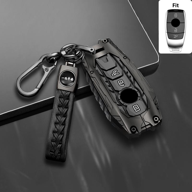 NEW Armor Style for Mercedes Benz A C E S Class W221 W177 W205 W213 Remote Smart Car Key Case Cover Fob Holder Fob Accessories