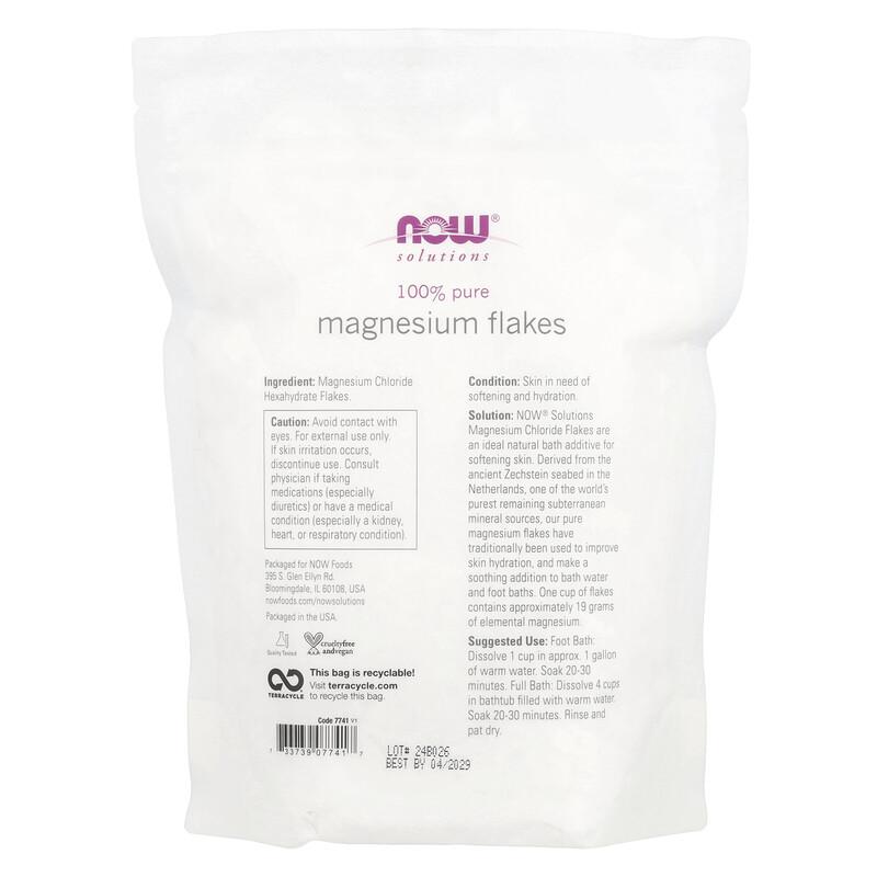 Solutions, Magnesium Flakes, 26.5 Oz (750 G)