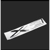 3D ABS Black Chrome Car Letters Rear Trunk Badge X3 Logo For BMW X3 F25 Sticker Emblem X3 E83 F25 G01 Lettering Accessories