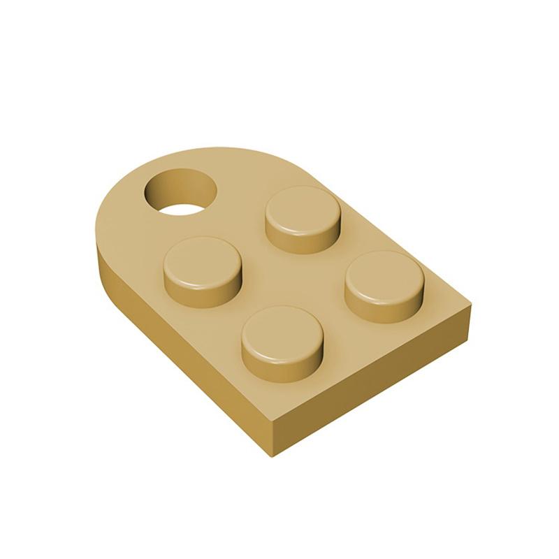 50PCS 3176 Plate Modified 2 x 3 with Hole Bricks Toys For Technical MOC Buildings Blocks Compatible High-Tech Gift