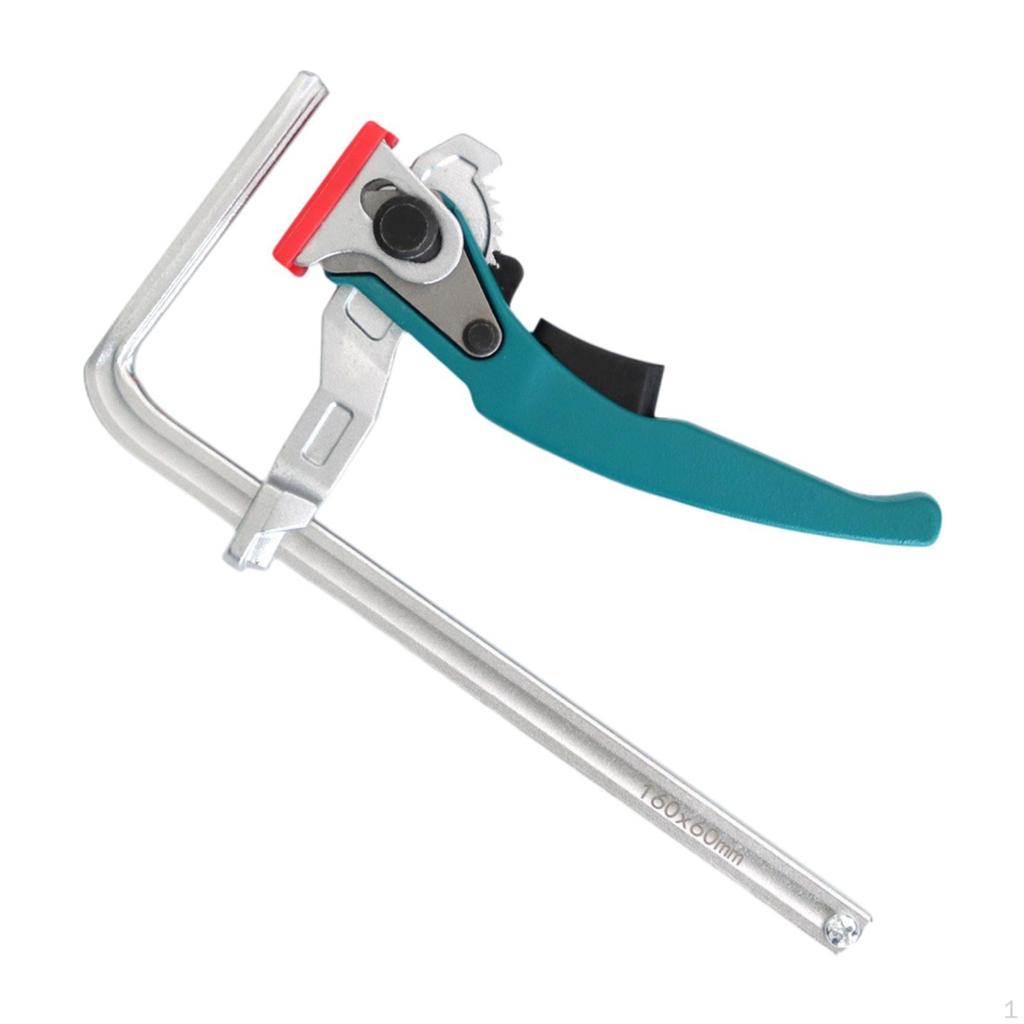 Multi-Angle Clamping Tool for Woodwork with Ratchet Guide Rail