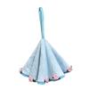 Rose Bouquet Hand Towel Hanging Hand Wipe Cloth Absorbent Decorative Hand Towel with Hanging Loop for Kitchen Bathroom