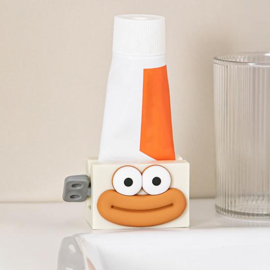 1/2Pcs Toothpaste Tube Squeezer Toothpaste Dispenser Cartoon Shape Easy to Use Toothpaste Clip Bathroom Decoration