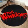 The Warriors Round Area Rug,Carpet Rug for Living Room Bedroom Sofa Playroom Decor,Non-slip Floor Mat
