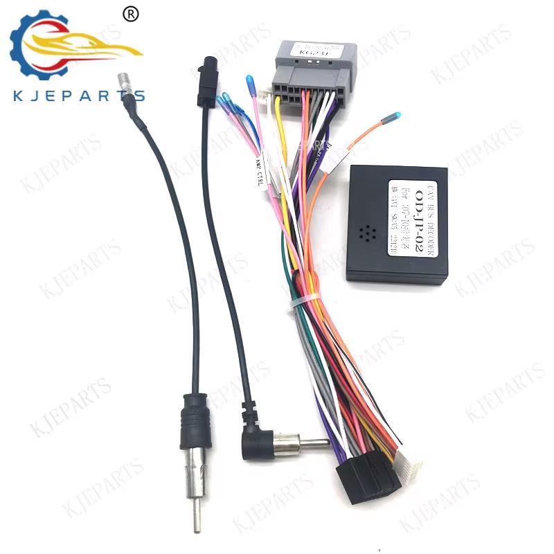 22Pin Connector Accessories Radio Wire Harness with Canbus for Jeeps Gran Cherokes 2005 Car Android Player