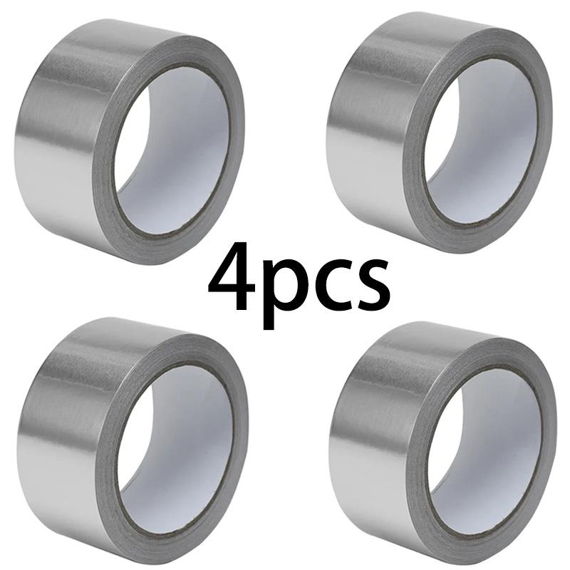 Kitchen Aluminum Foil High-Temperature Tape Cooktop Self-Adhesive Greaseproof Stickers Moisture-Proof Mildew Waterproof Seam Sea