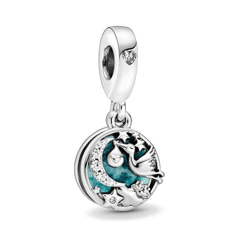 Brand New Cute Animal Mouse Bead Component Couple Pendant Bead Component, Ideal Designed For Authentic Original European Bracelet High Quality Fine