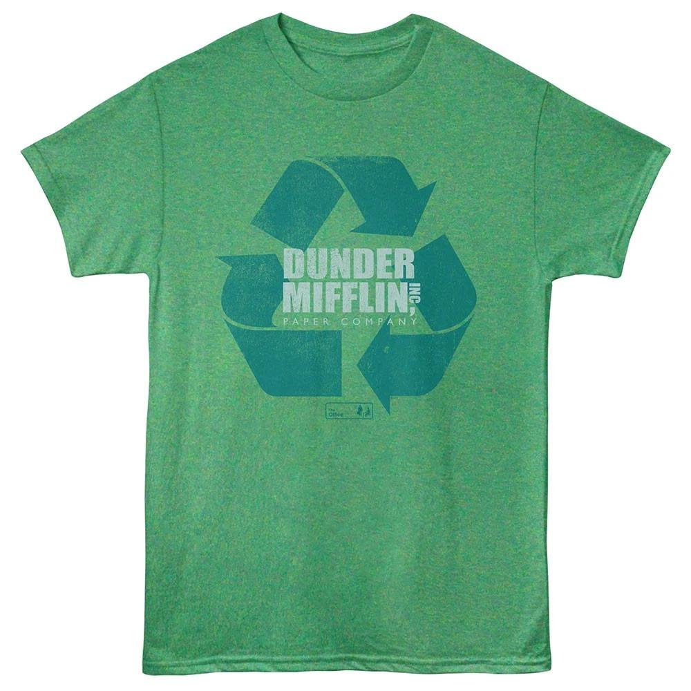 The Office TV Show Dunder Mifflin Recycle Sign Men s T shirt S