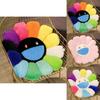 Joyful Takashi Murakami Rainbow Flower Pillow Plush Colorful Stuffed Toy Ideal For Gifting